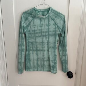Figs Seamless Sage Green Top
